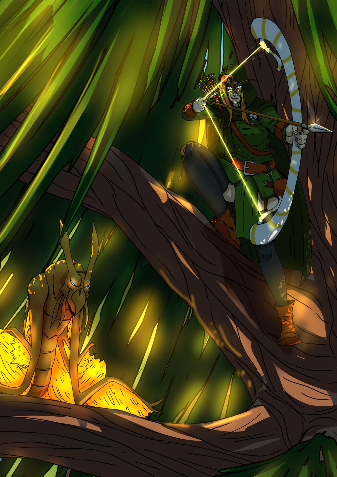 On the Hunt.
[Current IC time; In The Hinterlands]

Artist: @bfporker on Fiverr