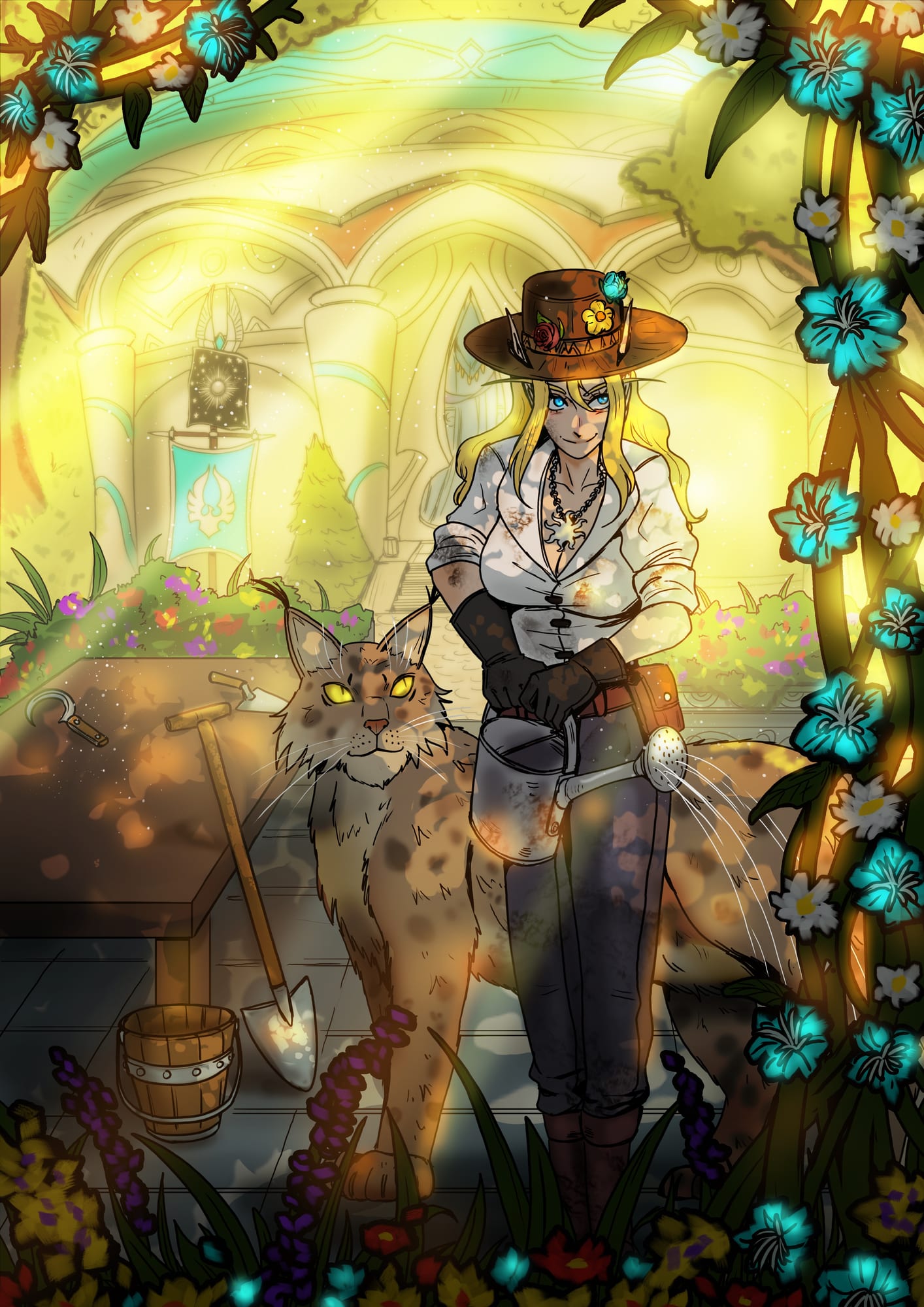 The Past.
[Approximately 35 years ago IC time; At the Ansana Estate, Quel'Thalas]

Artist: @bfporker on Fiverr