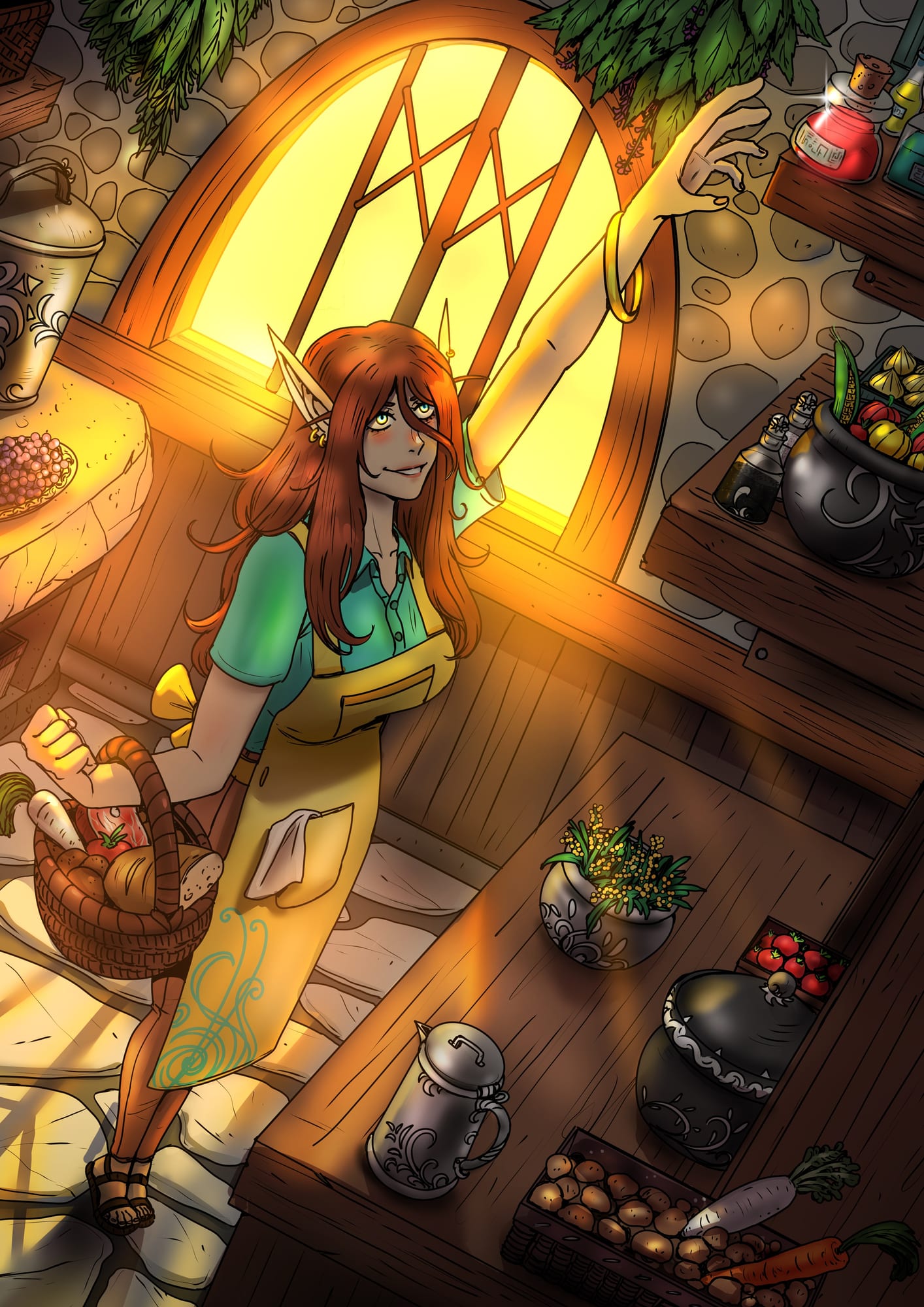 Preparation. [Current time IC; Somewhere in Quel'Thalas] Artist: @bfporker on Fiverr